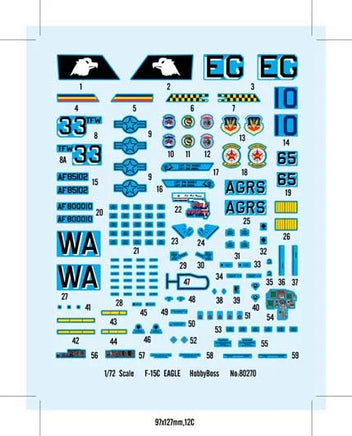1/72 Hobby Boss F-15C Eagle 80270