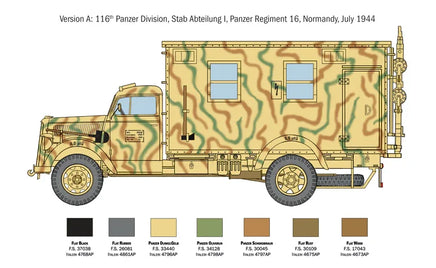 1/35 Italeri Opel Blitz Radio Truck 6575 - MPM Hobbies