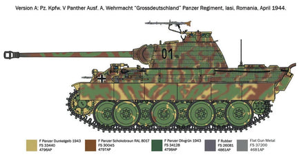1/72 Italeri Pz. Kpfw. V Panther Ausf. A Sd. Kfz. 171 7018