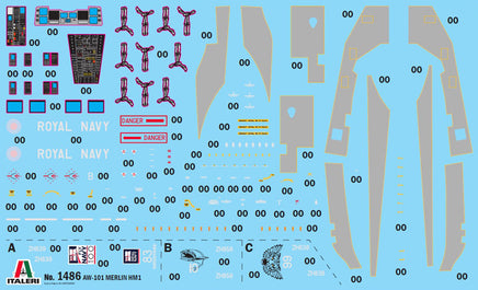 1/72 Italeri AW101 Merlin HM.1 1486