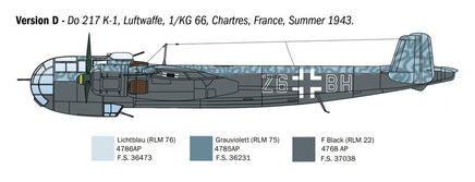 1/72 Italeri Do 217 K-1/K-2 with Fritz X 1488