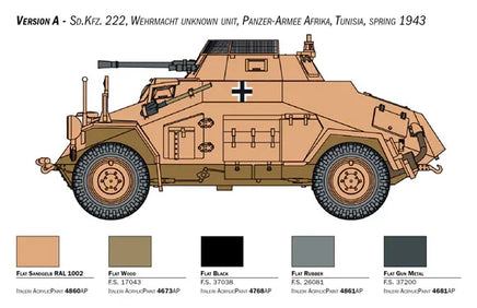 1/56 Italeri Sd. Kfz. 222/223 15769