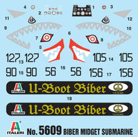 1/35 Italeri Biber Midget Submarine 5609