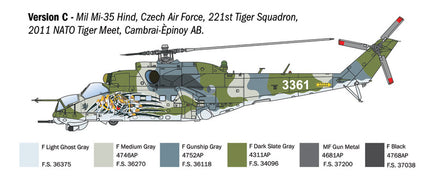 1/72 Italeri Mil Mi-24/Mi-35 Hind 1432