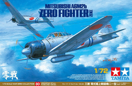 1/72 Tamiya Mitsubishi A6M2b (Zeke) Zero Fighter 60780