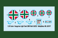 1/35 Hobby Boss Hungarian Light Tank 38M Toldi I(A20) 82477