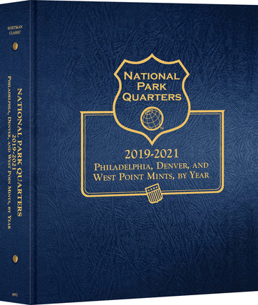 Whitman Classic Coin Album - National Park Quarters: 2019-2021 (P, D, & W Mints) 4957