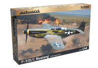 1/48 Eduard P-51B/C Mustang w/ Dorsal Fin Plastic Model Kit 82108