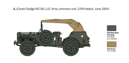 1/35 Italeri Dodge WC-56/57 Command Car 0228