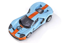 AFX Mega G+ Ford GT Heritage #6 Gulf HO Slot Car 22052