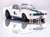 AFX Mustang FT350R – 1965 White/Blue Miles 22125