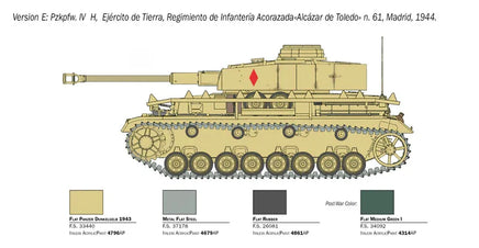 1/35 Italeri Pz. Kpfw. IV Ausf. H 6578