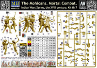 1/35 Master Box Indian Wars Series: XVIII Century Kit No. 7 The Mohicans Mortal Combat 35236