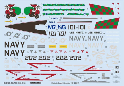 1/48 Eduard F-14A for TAMIYA 48105