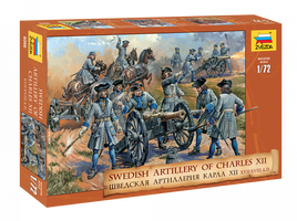 1/72 Zvezda Swedish Artillery Charles XII 8066