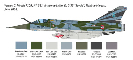 1/48 Italeri Mirage F1 C/CR 2839