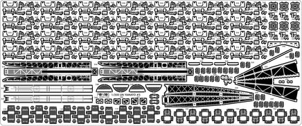 1/350 Pontos Model IJN Yamato (New Tool) Detail Up Set Ver.2 35003F2