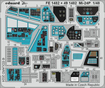 1/48 Eduard Mi-24P Zoom set for TRUMPETER FE1482