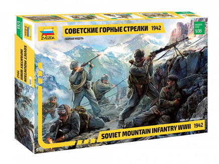 1/35 Zvezda Soviet Mountain Infantry WWII 1942 3606