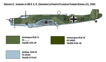 1/72 Italeri Ju 86 E1/E2 1391