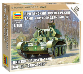 1/100 Zvezda British Tank Crusader IV 6227