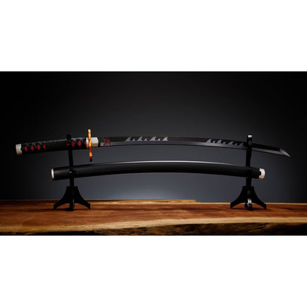 Bandai Nichirin Sword (Tanjiro Kamado) Kyojuro Rengoku’s Sword Guard Ver. 67580
