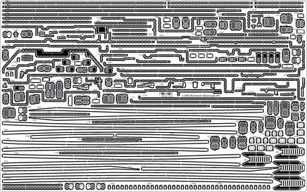 1/200 Pontos Model Bismarck 1941 Advanced Add-On Set for Basic 21001F1