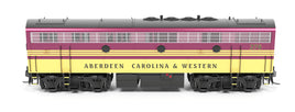 HO Broadway Ltd EMD F7B ACWR 276 Magenta & Yellow Paragon4 Sound/DC/DCC 9681