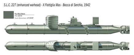 1/35 Italeri S.L.C. Maiale with Crew 5621