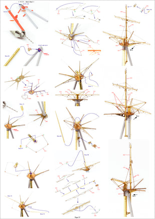 1/350 Pontos Model IJN Nagato 1941 Detail Up Set for Hasegawa 35029F1