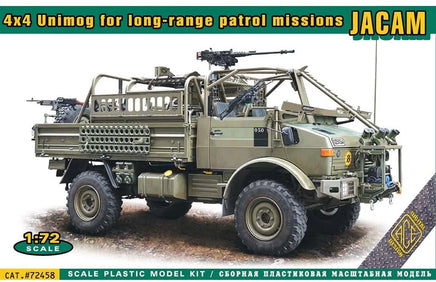 1/72 ACE Model JACAM 4x4 Unimog For Long-Range Patrol Missions 72458