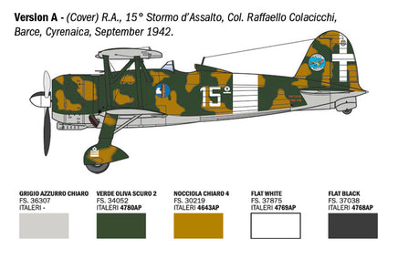 1/48 Italeri FIAT CR.42 Falco Assault/Night Fighter 2842