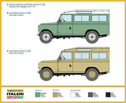 1/35 Italeri Land Rover Series III 109 "Guardia Civil" 6542