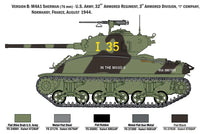 1/35 Italeri M4A1 Sherman With U.S. Infantry 6568