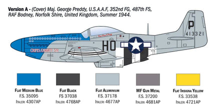 1/72 Italeri P-51D Mustang Aces 1484 - MPM Hobbies