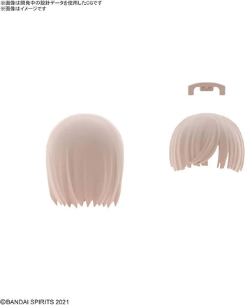 Bandai 30MS Option Hair Style Parts Vol.8 (4 Types) 9038030 - MPM Hobbies