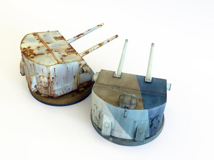 1/35 Pig Models USN 5/38 Twin Gun Mount Turret Plastic Model Kit 35-001