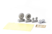 1/48 Eduard P-40E w/ fishtail exhaust stacks LooKplus Brassin for EDUARD kit 644300