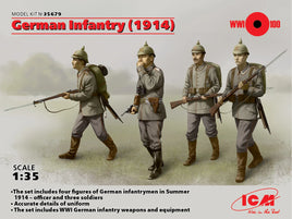 1/35 ICM German Infantry (1914) 4 Figures 35679