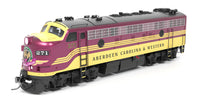 HO Broadway Ltd EMD F9A ACWR 271 Magenta & Yellow Paragon4 Sound/DC/DCC 9680