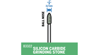 Dremel 1/8" Ball Nose Silicon Carbide Grinding Stone 83322