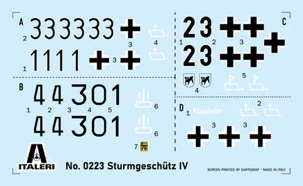 1/35 Italeri Sd. Kfz. 167 Sturmgeschutz IV 0223