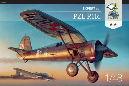 1/48 Arma Hobby PZL P.11c Expert Plastic Model Kit 40001