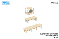 1/700 Neverland Hobby HMS Victory Sailing Ship w/Interior (DX Version) Plastic Model Kit 77001E