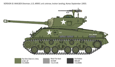 1/35 Italeri Sherman M4A3E8 - Korean War 6586