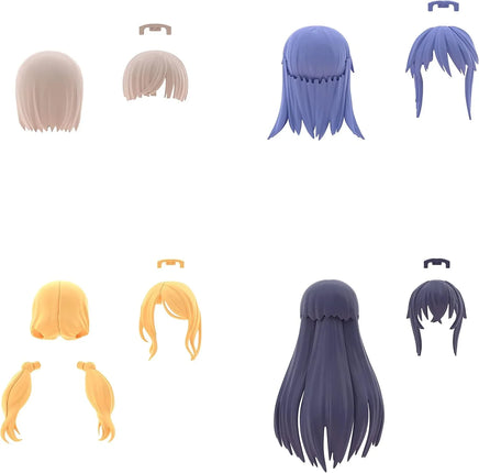 Bandai 30MS Option Hair Style Parts Vol.8 (4 Types) 9038030 - MPM Hobbies