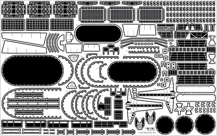 1/200 Pontos Model Bismarck 1941 Detail Up Set Basic Ver.2 23001F2