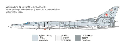 1/72 Italeri Tu-22M2 Backfire-B 1440