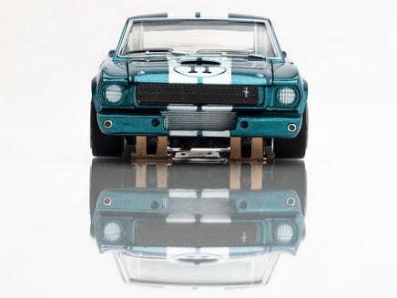 AFX Mega G+ 1965 Shelby Mustang GT350R Mark Donohue Blue/White 22071