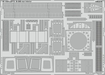 1/32 Eduard B-26B rear interior for ICM 491455